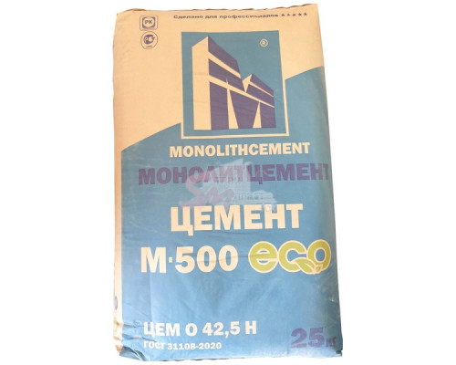 Цемент " Монолитцемент " ПЦ 500-Д0 50 кг