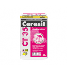 Штукатурка минеральная декоративная п/окраску Ceresit "CT35 короед 2.5 мм" 25 кг