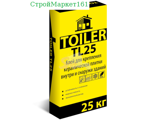 Плиточный клей Toiler "TL-25" 25 кг.