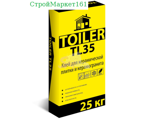 Плиточный клей Toiler "TL-35" 25 кг