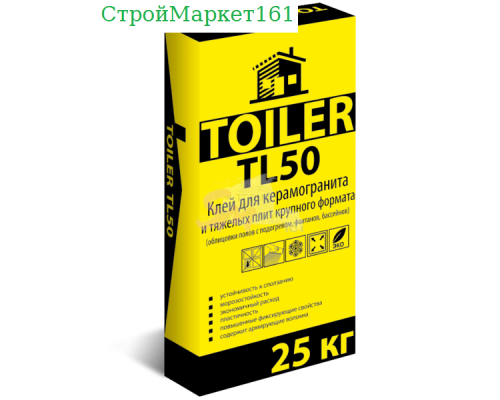 Плиточный клей Toiler "TL-50" 25 кг.