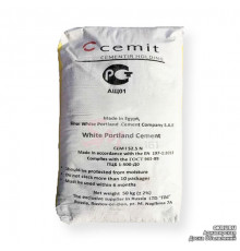Цемент белый "CEMIT" М600 D0 Слинг-бег 1500 кг. (30 мешков)